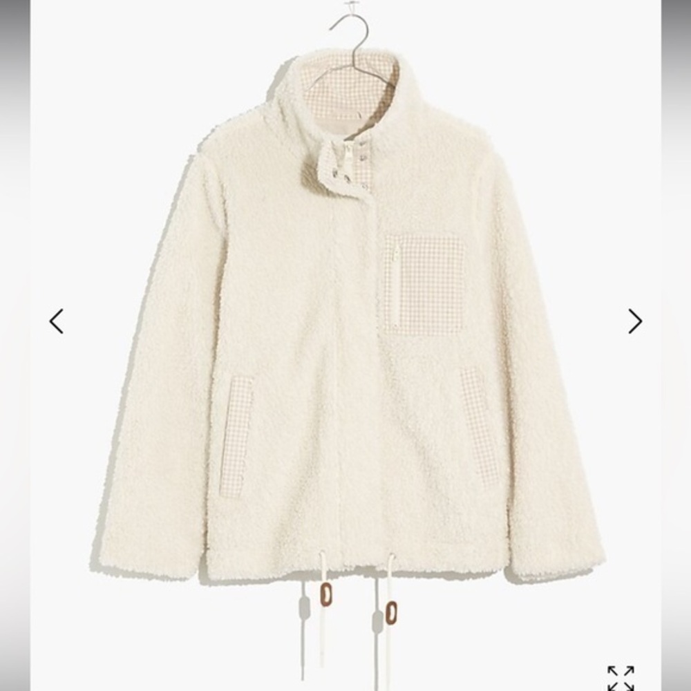 Madewell (Re)sourced Sherpa Zip Jacket